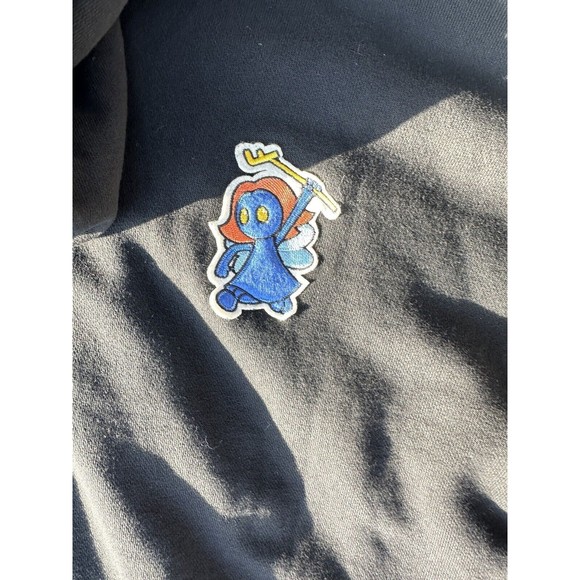 XL VeeFriends VeeCon 2022 EXCLUSIVE Hoodie RARE blk embroidered patch sweatshirt - Picture 3 of 13